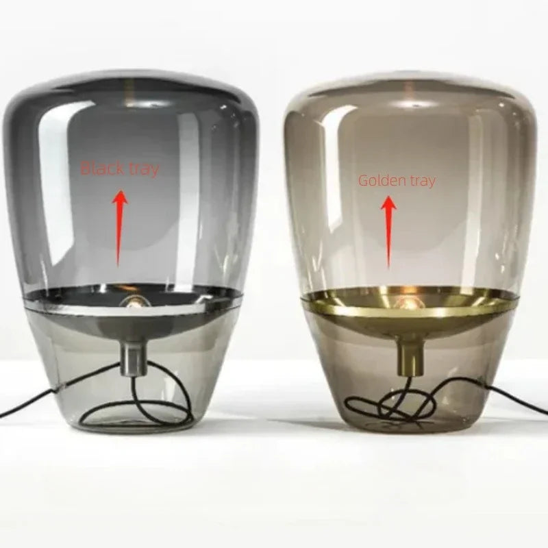 Lampada da Tavolo LED in Vetro: Design Nordico e Atmosfera Accogliente