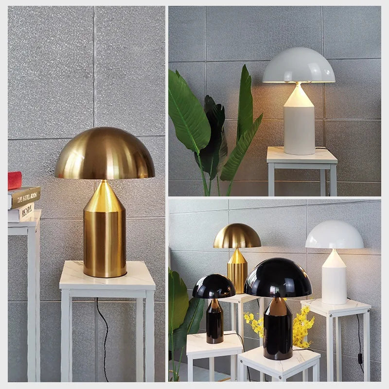 Eleganza Nordica con Lampada da Tavolo a LED "Fungo"