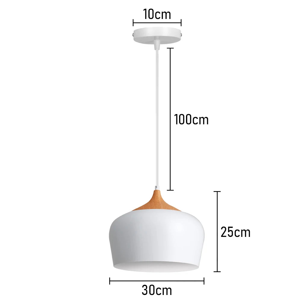 Eleganza Funzionale con Lampada a Sospensione in Stile Nordico