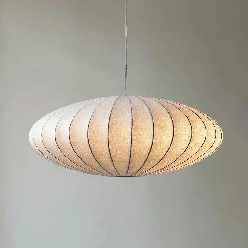 Lampada a Sospensione in Seta Wabi Sabi - Eleganza e Armonia per la Tua Casa