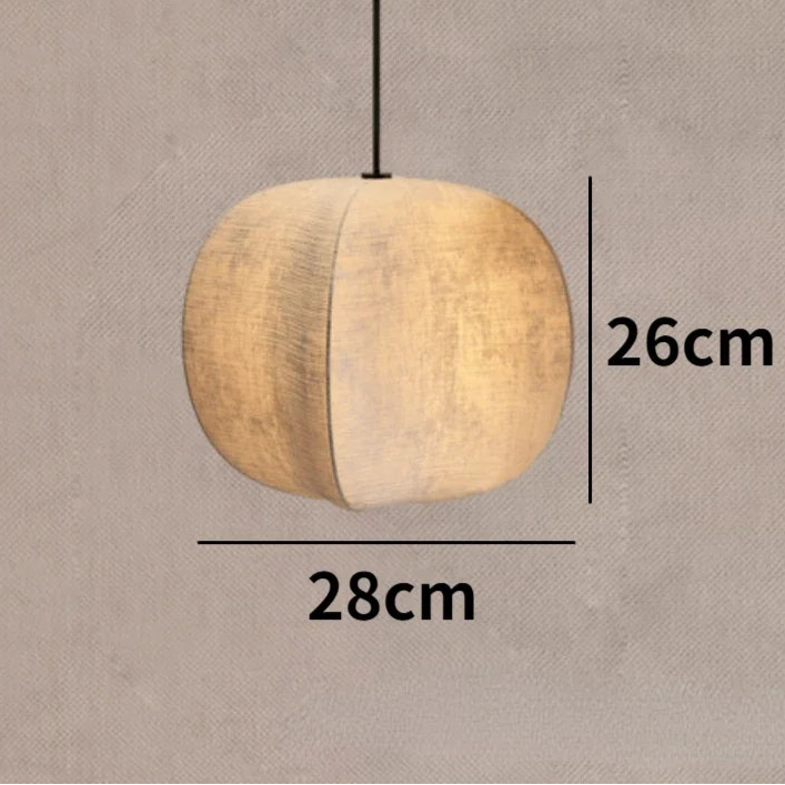 Lampadario a Vento Silenzioso in Stile Giapponese Zen - Design Creativo per un'Atmosfera Rilassante