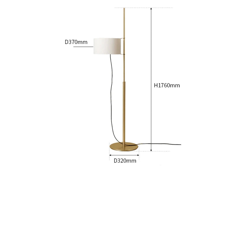 Eleganza Minimalista con una Lampada da Terra in Stile Wabi-Sabi