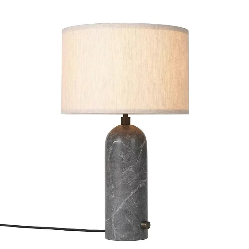 Lampada da Tavolo in Marmo Nordico - Eleganza Minimalista per Hotel e Casa