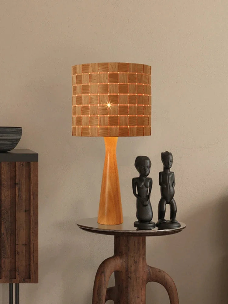 Lampada da Terra Retrò Giapponese - Eleganza Naturale per il Tuo Soggiorno