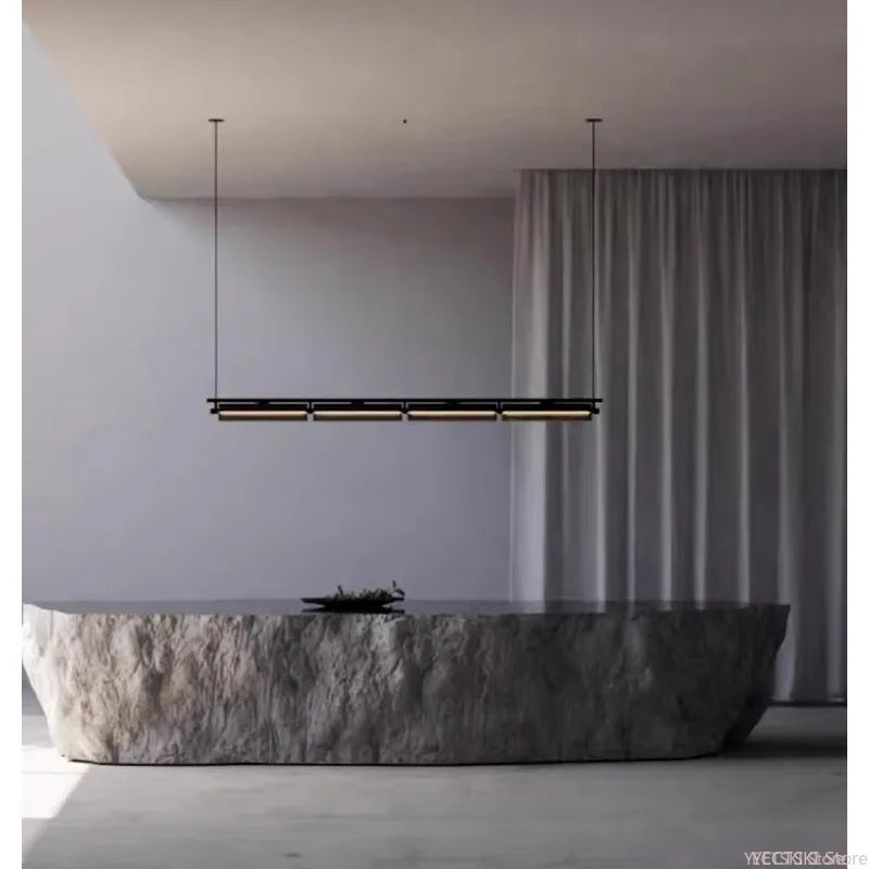 Lampadario Minimalista Italiano - Design Industriale di Lusso per Ristoranti e Ambienti Moderni
