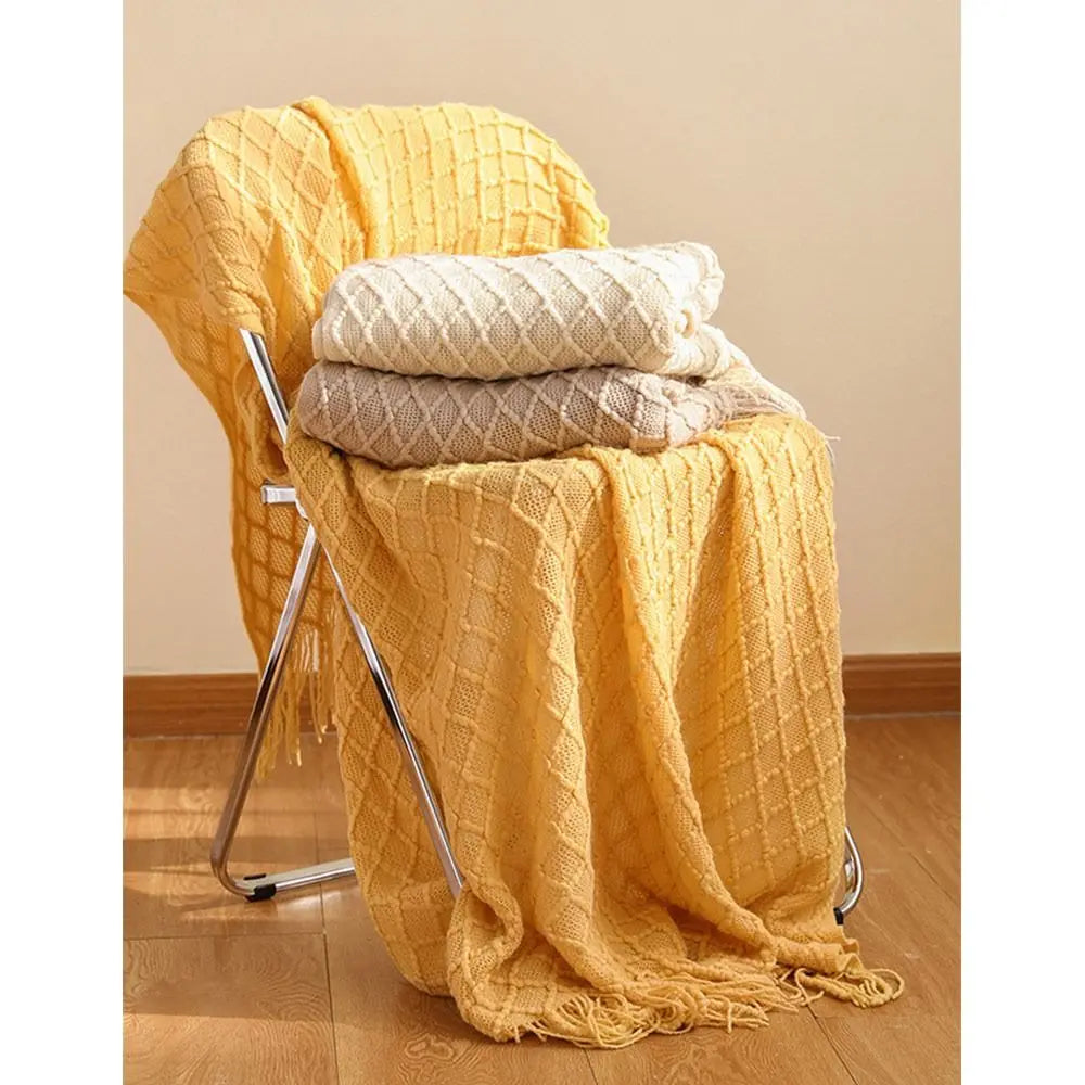 Coperta in Cotone Jacquard: Calore e Stile per la Tua Casa