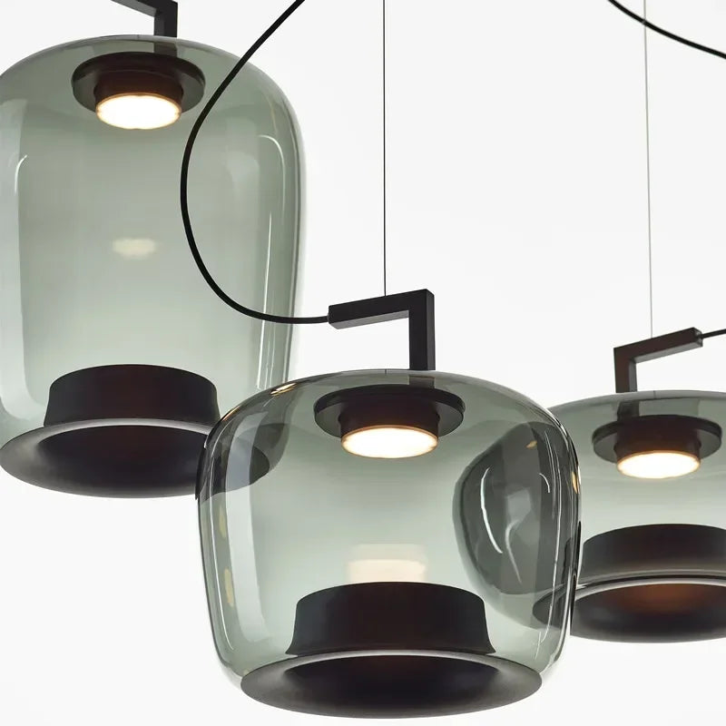 Lampada a Sospensione Moderna in Vetro - Design Nordico per Ambienti Eleganti