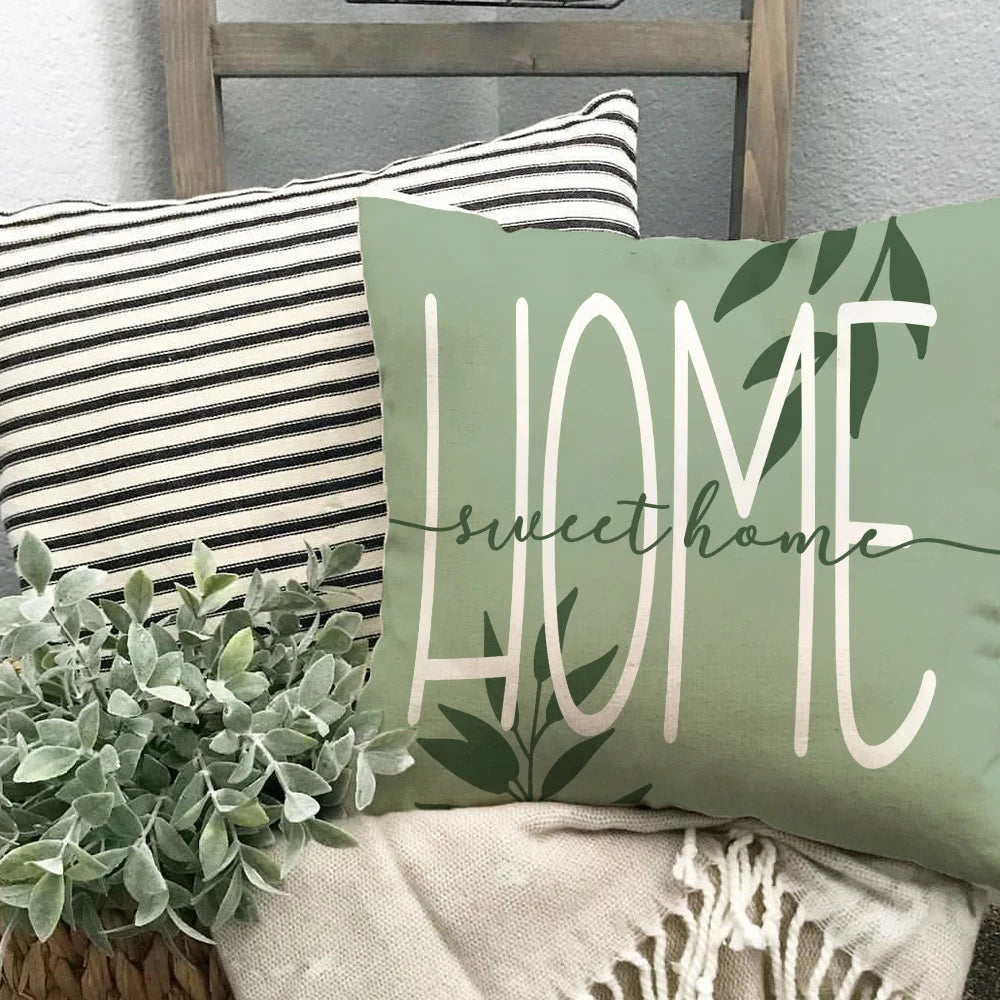 Federa Verde Bohemien - Eleganza Geometrica per la Tua Casa