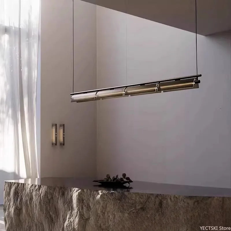 Lampadario Minimalista Italiano - Design Industriale di Lusso per Ristoranti e Ambienti Moderni