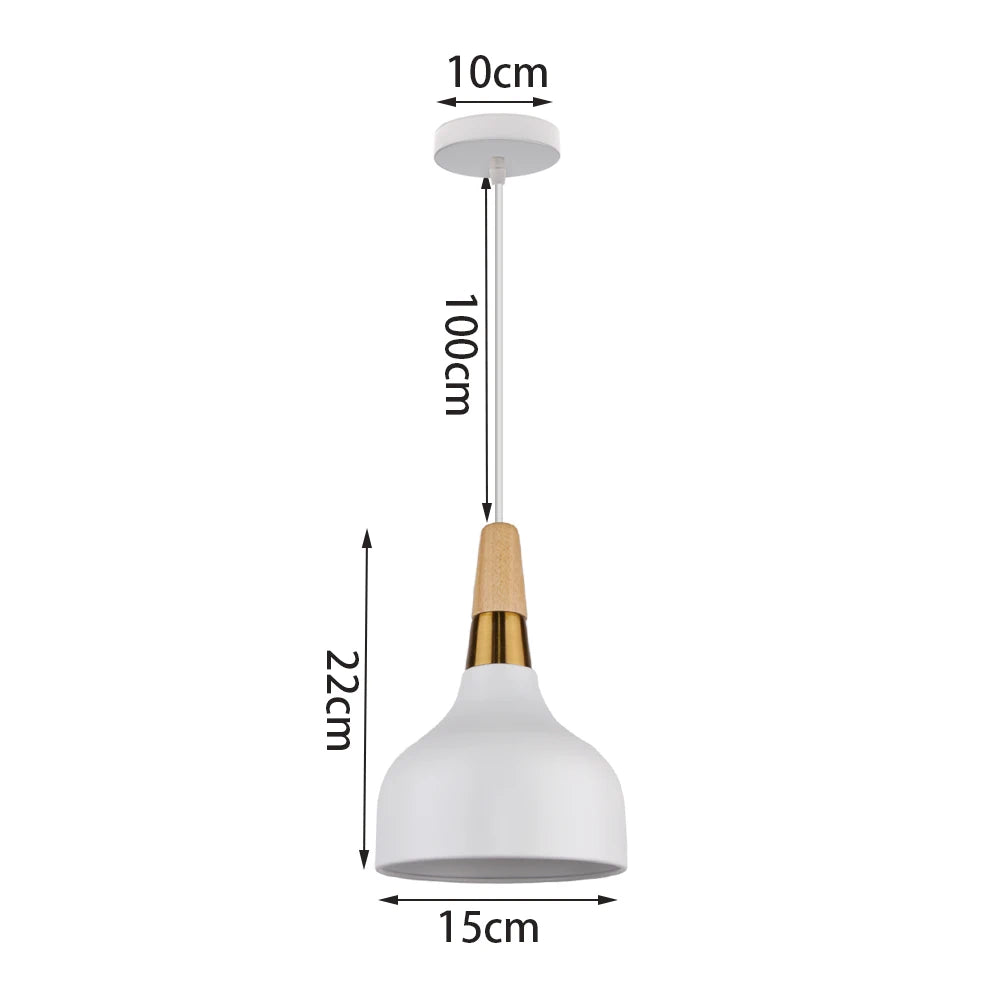Eleganza Funzionale con Lampada a Sospensione in Stile Nordico