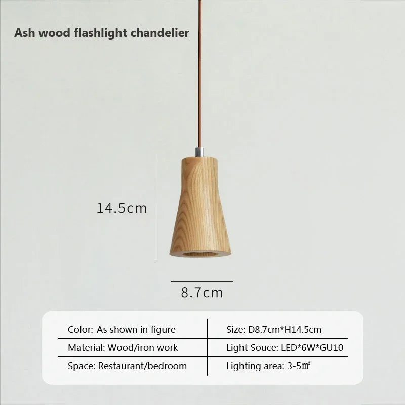 Lampada a Sospensione Nordica in Legno - Eleganza e Raffinatezza per Ogni Ambiente