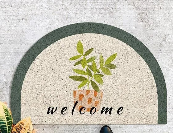 Tappetino Antiscivolo Semicerchio - Eleganza e Funzionalità per Ogni Ambiente