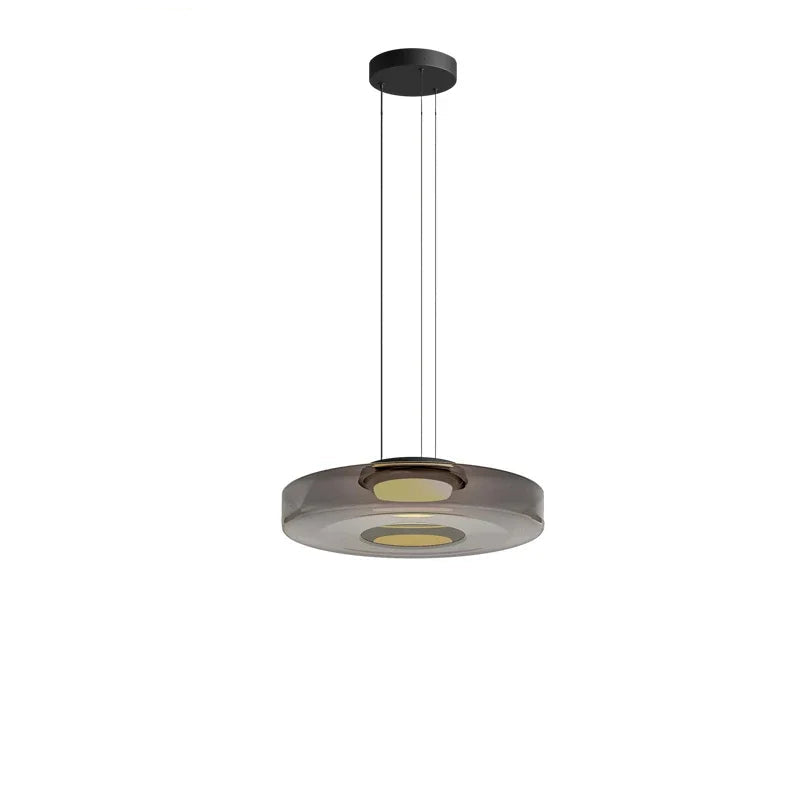 Lampadario Minimalista Italiano in Vetro - Design Moderno per Bar e Ristoranti