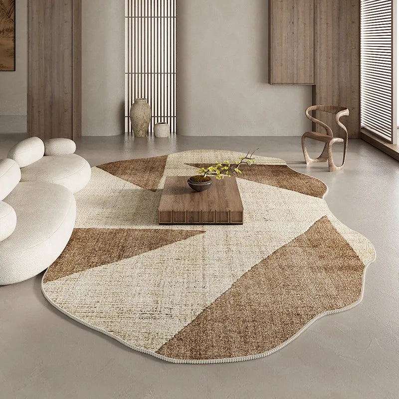 Tappeto Irregolare Geometrico - Eleganza e Comfort per Ogni Stanza