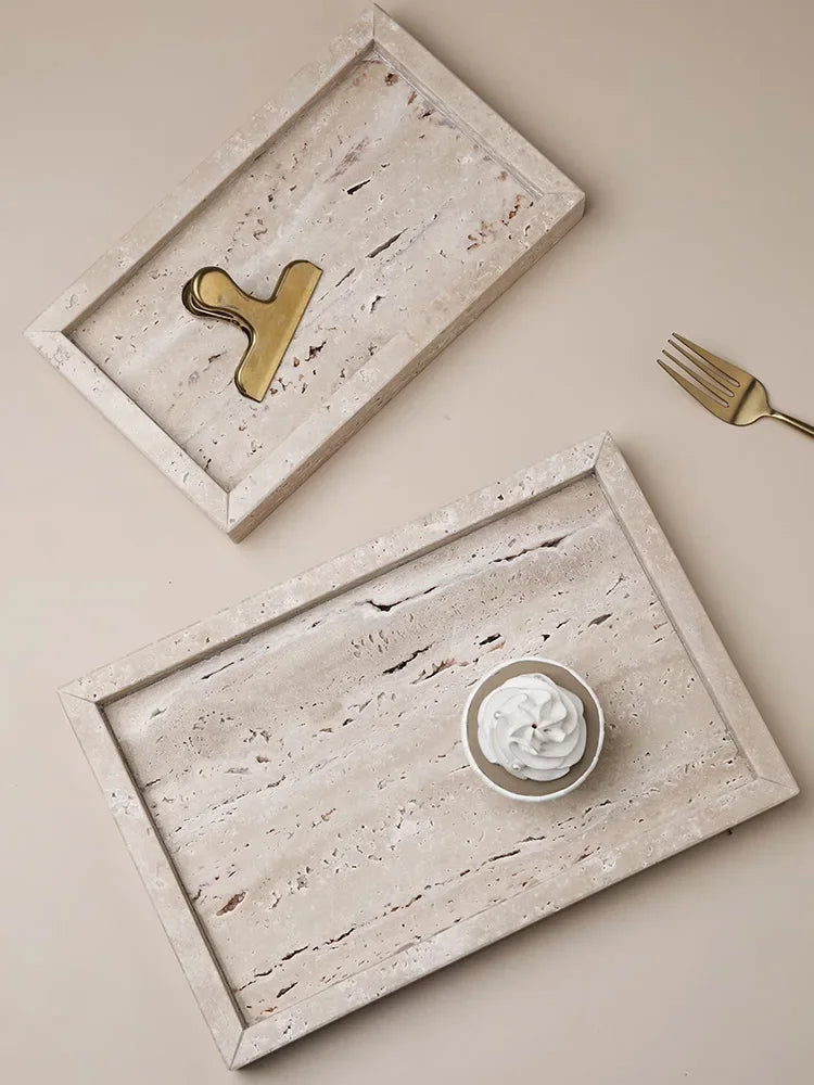 Vassoio Retro in Stile Wabi-Sabi - Eleganza Naturale per Ogni Ambiente