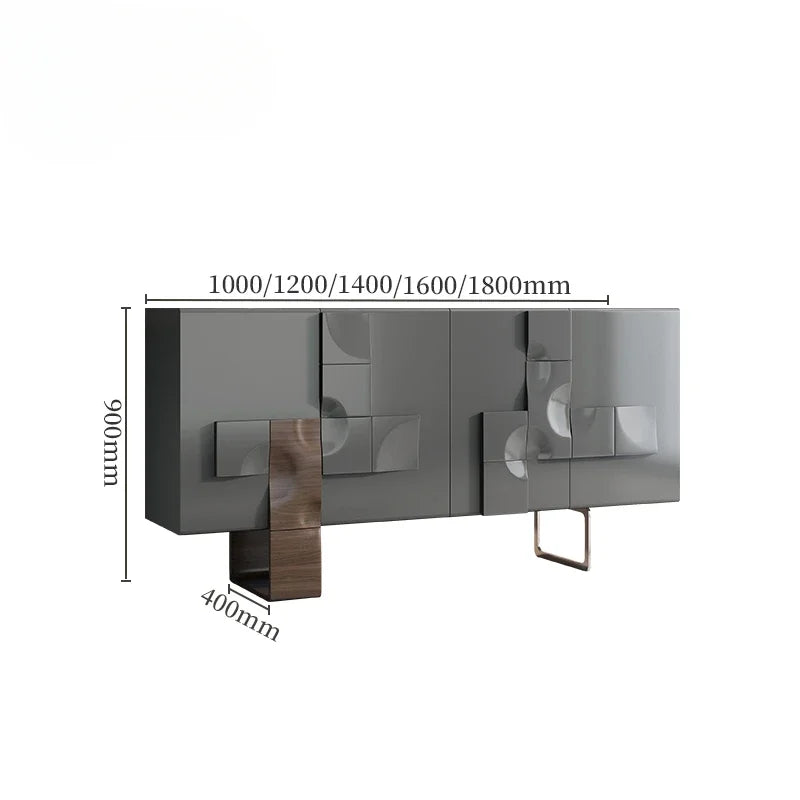 Armadio Decorativo Minimalista - Eleganza Italiana per il Tuo Soggiorno