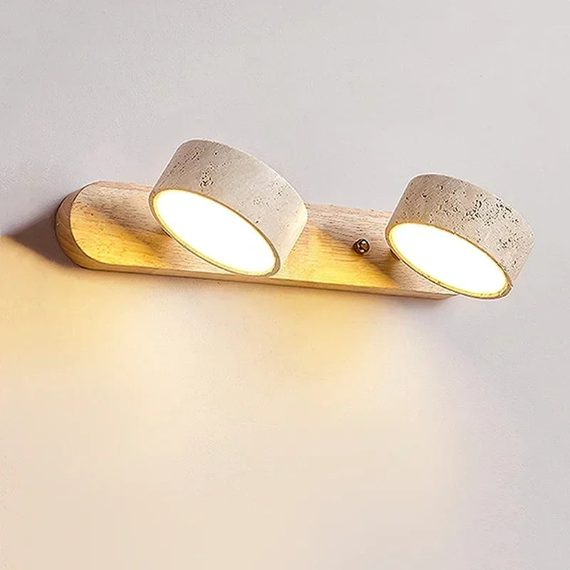 Lampada da Parete LED Rotonda Wabi-Sabi - Eleganza Giapponese per Ogni Ambiente