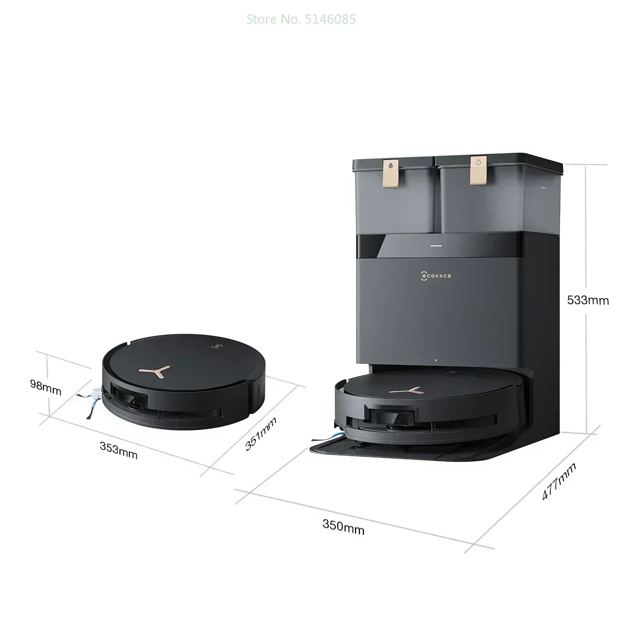 ECOVACS DEEBOT X8 OMNI - Il Robot Aspirapolvere e Lavapavimenti Definitivo
