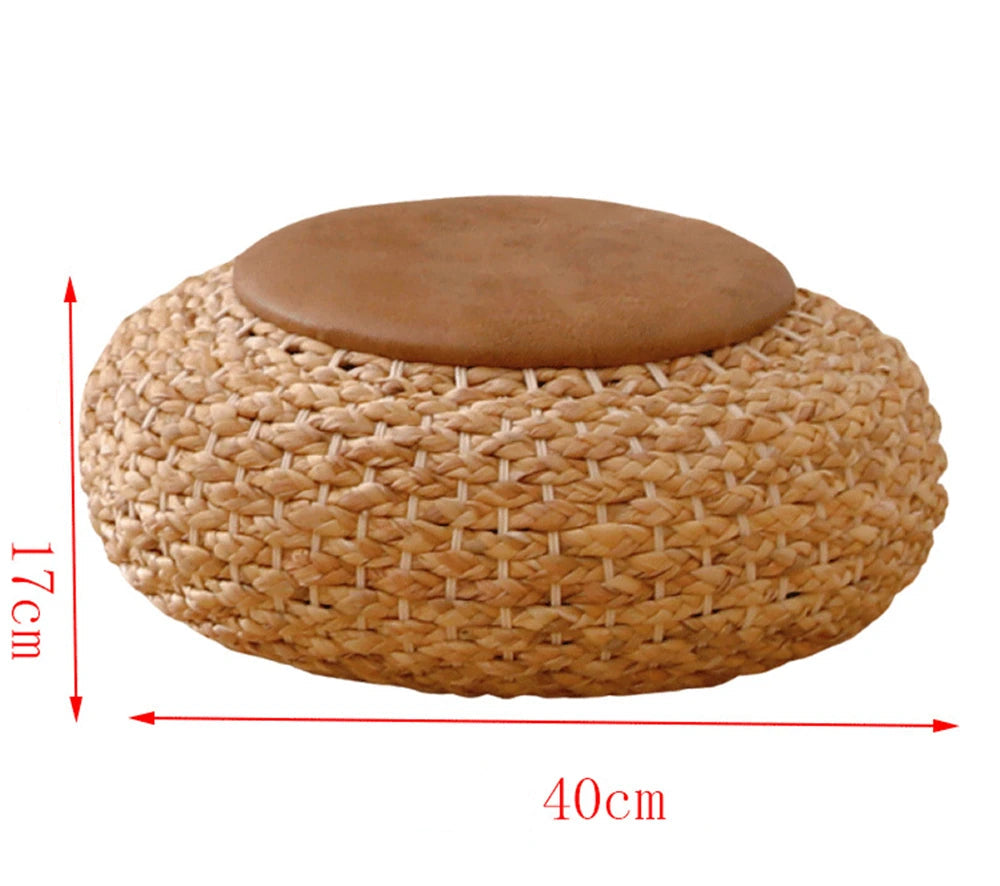 Stile Rustico con Tavolino da Caffè in Rattan