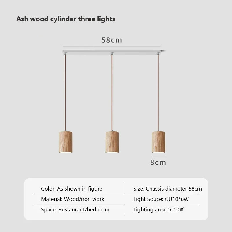 Lampada a Sospensione Nordica in Legno - Eleganza e Raffinatezza per Ogni Ambiente