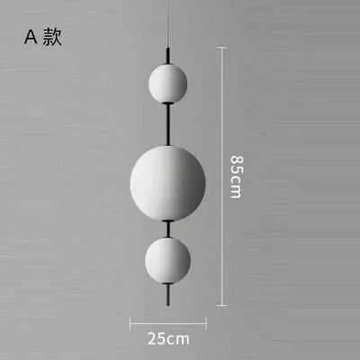 Lampadario a Sospensione a Sfere in Vetro - Eleganza Contemporanea per la Tua Casa