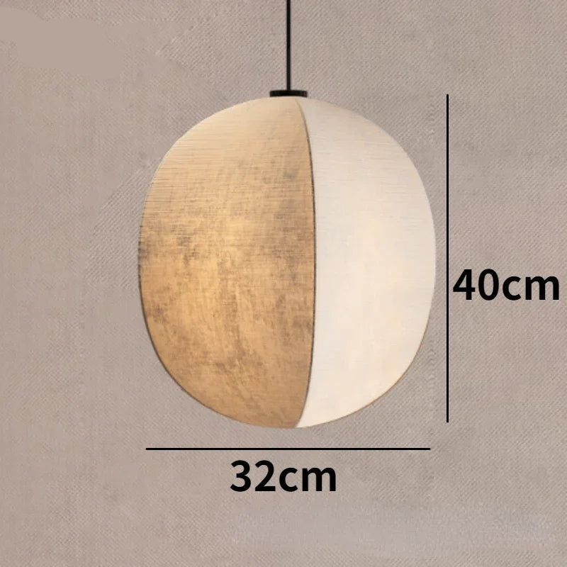 Lampadario a Vento Silenzioso in Stile Giapponese Zen - Design Creativo per un'Atmosfera Rilassante