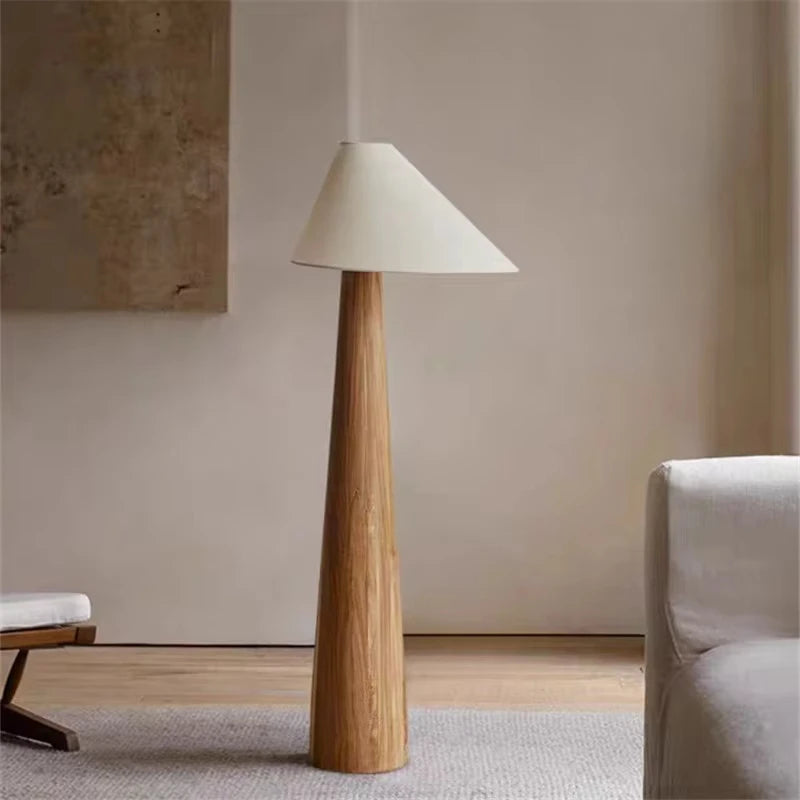 Eleganza Naturale con Lampada da Terra Wabi Sabi