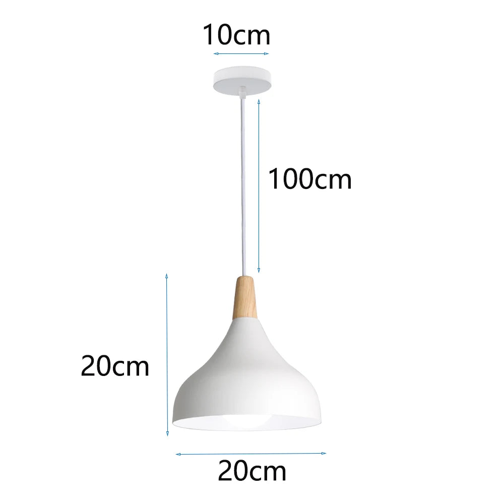 Eleganza Funzionale con Lampada a Sospensione in Stile Nordico