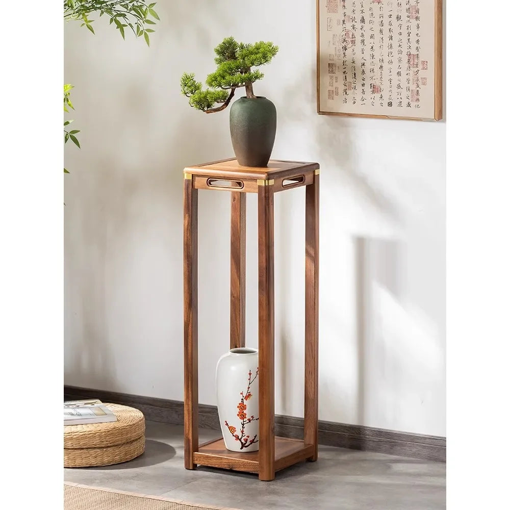 Supporto per Fiori in Legno Massello - Eleganza e Tradizione per la Tua Casa