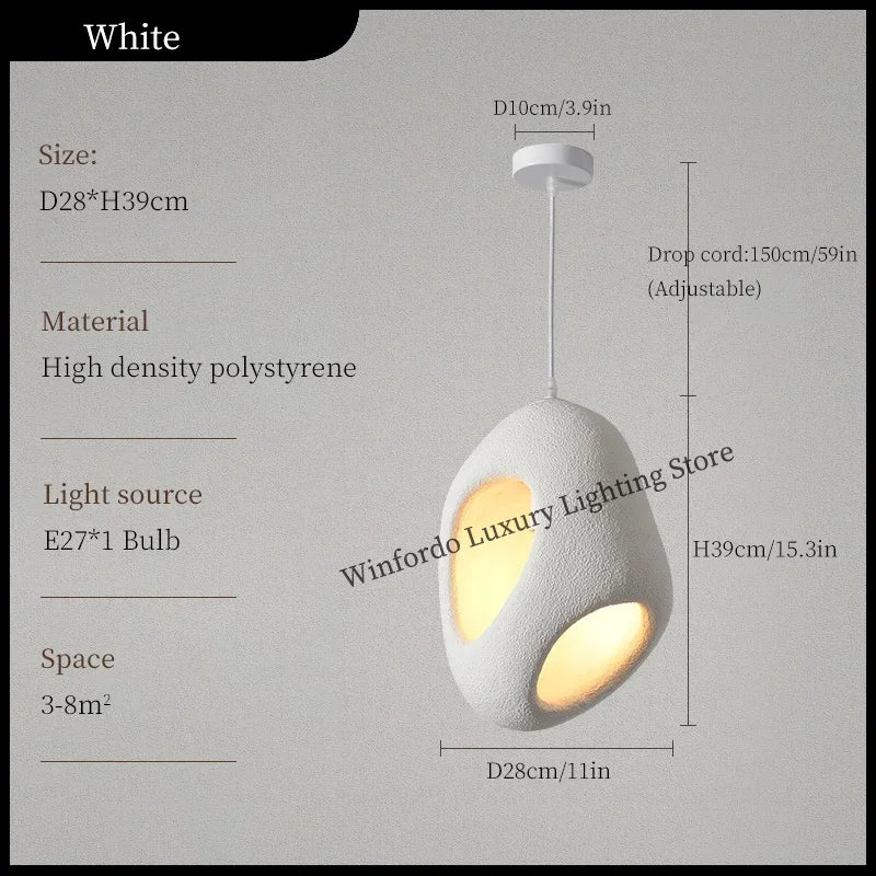 Lampada a Sospensione Wabi-Sabi 2024 – Design Artistico e Illuminazione Suggestiva