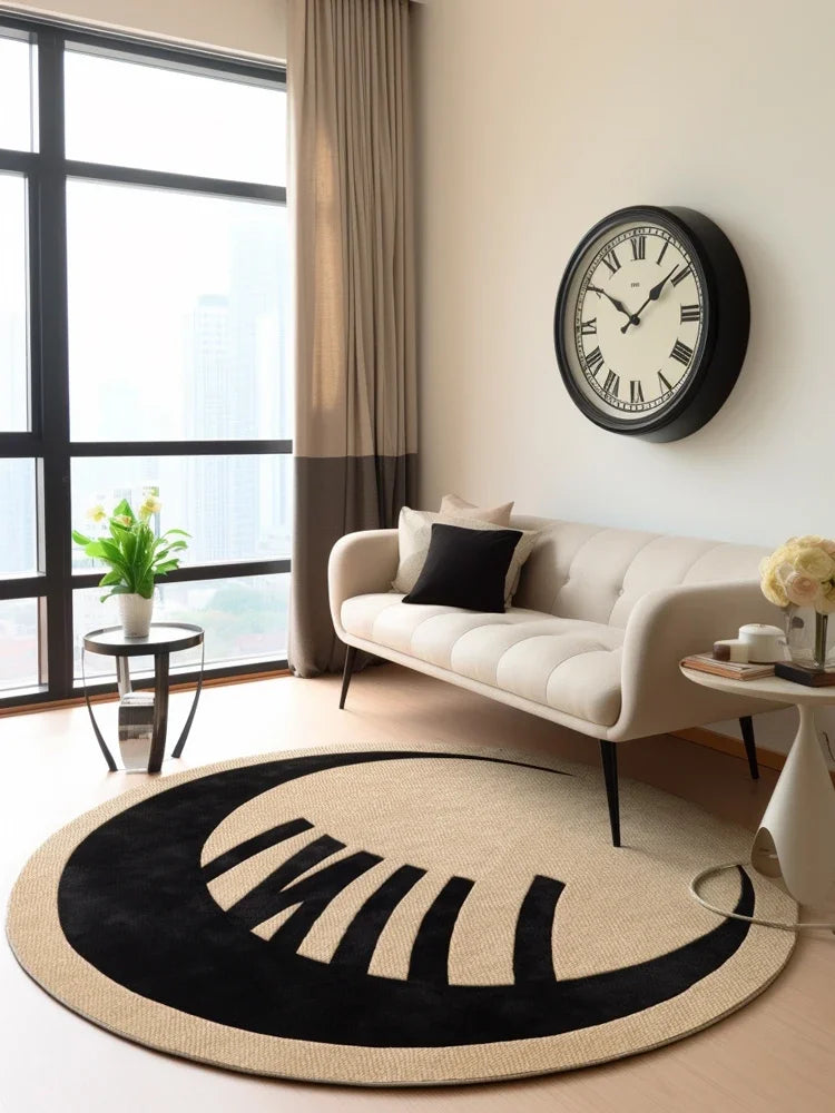 Tappeto Rotondo Geometrico: Eleganza e Praticità per la Tua Casa