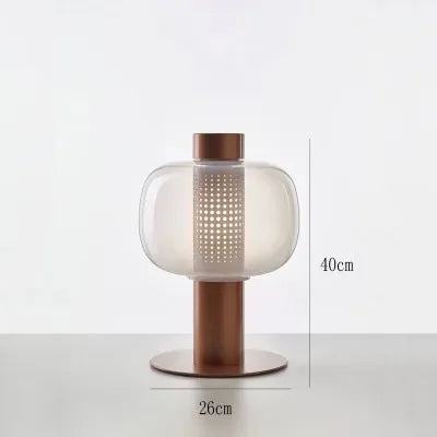Lampada da Tavolo Bonbori Brokis - Design Retro in Vetro per un'Illuminazione Elegante e Funzionale