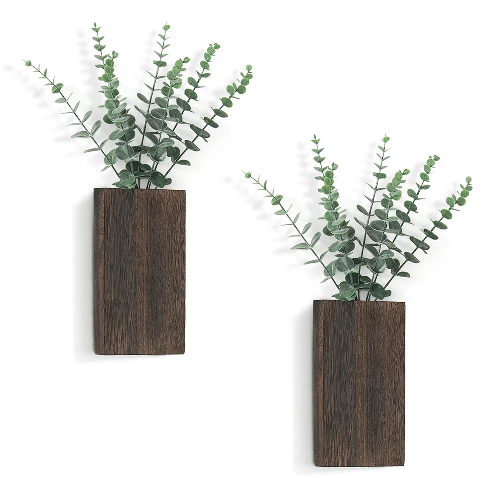 Fioriere da Parete in Legno - Eleganza Rustica per la Tua Casa