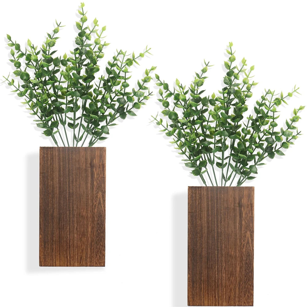 Fioriere da Parete in Legno - Eleganza Rustica per la Tua Casa