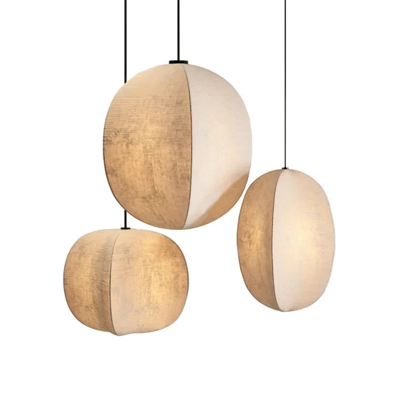 Lampadario a Vento Silenzioso in Stile Giapponese Zen - Design Creativo per un'Atmosfera Rilassante