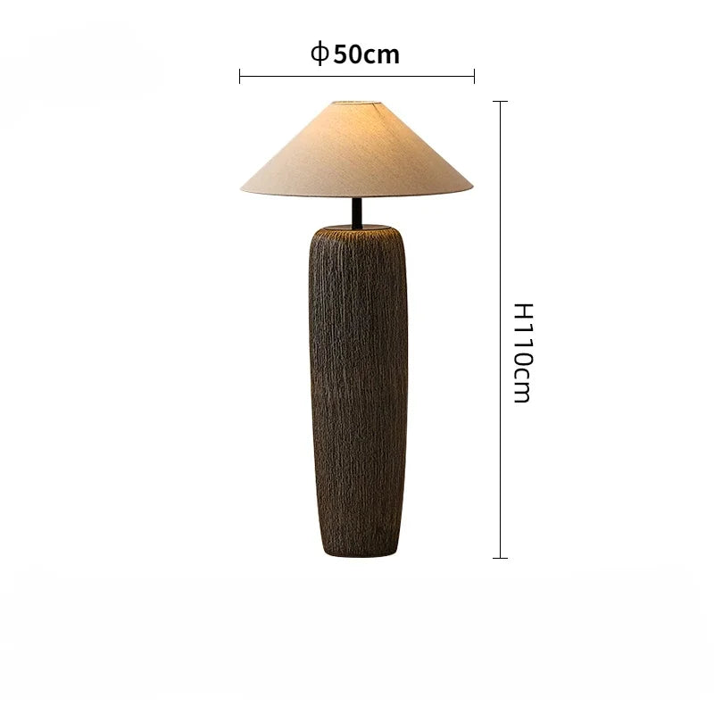 Lampada da Terra Giapponese Wabi-Sabi - Eleganza e Armonia per Ogni Ambiente