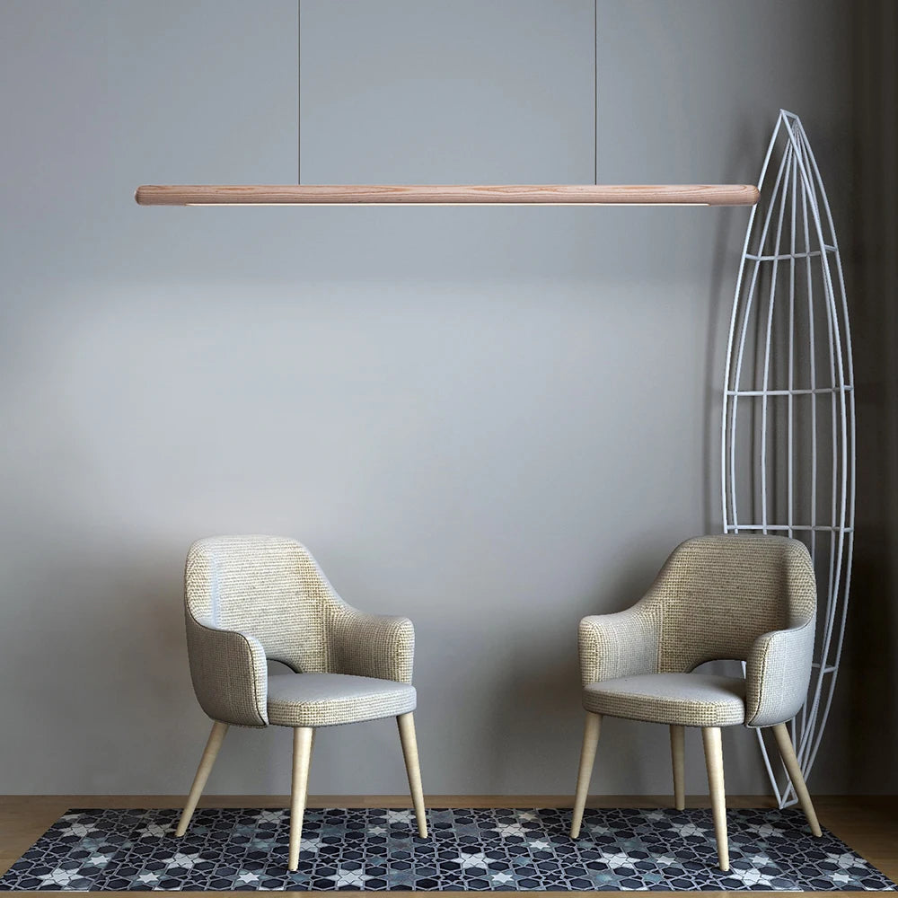 Lampada a Sospensione Nordic in Legno Massello – Design Moderno e Illuminazione Naturale