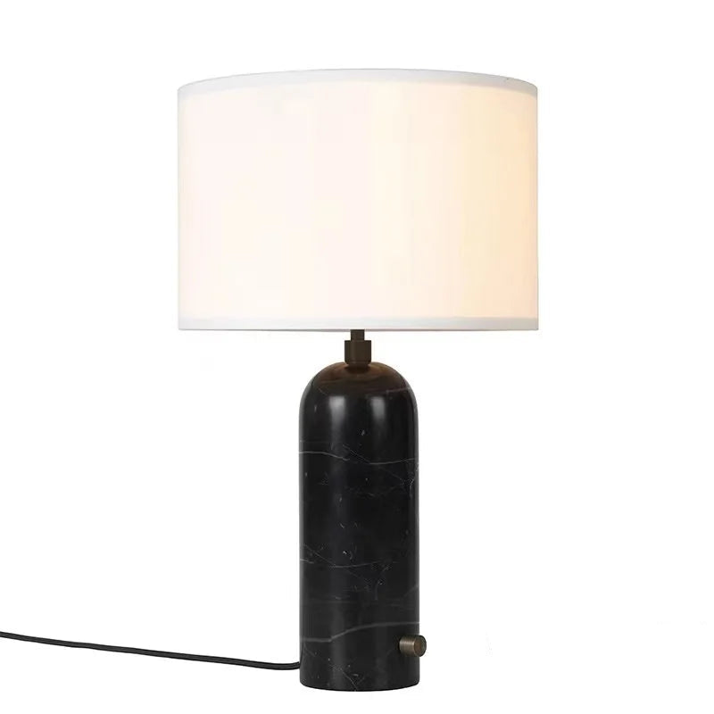 Lampada da Tavolo in Marmo Nordico - Eleganza Minimalista per Hotel e Casa