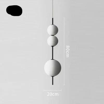 Lampadario a Sospensione a Sfere in Vetro - Eleganza Contemporanea per la Tua Casa