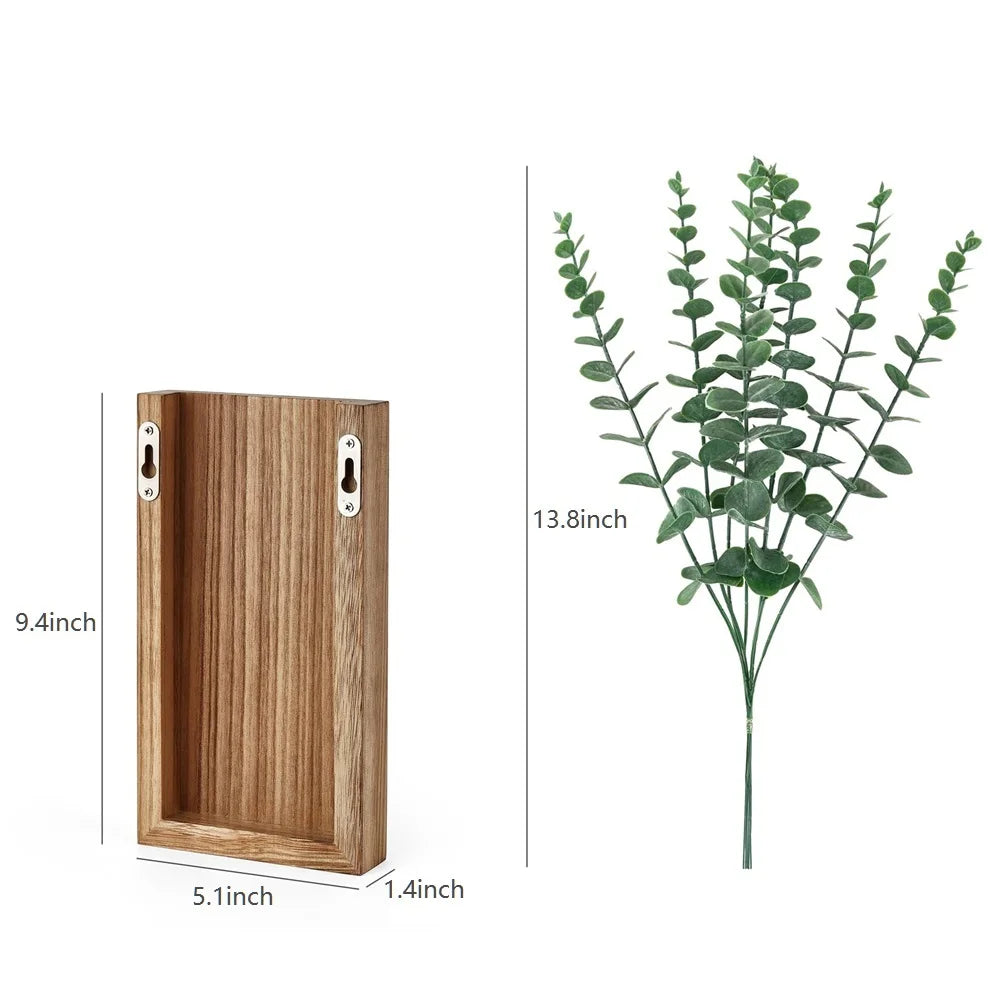 Fioriere da Parete in Legno - Eleganza Rustica per la Tua Casa