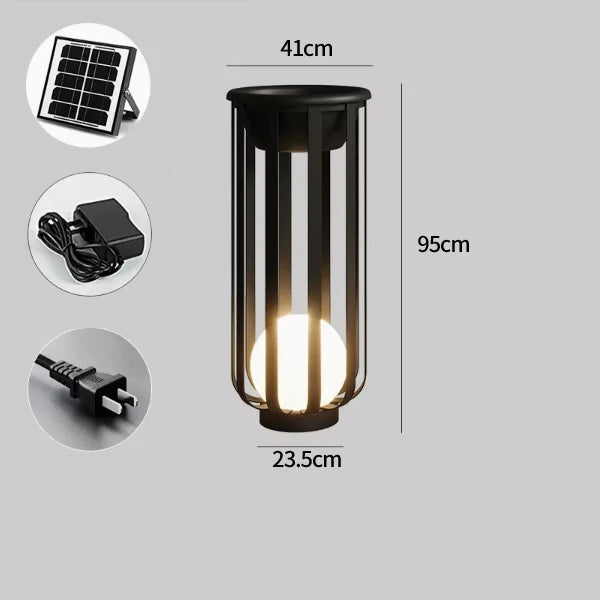 Lampada da Tavolo da Giardino Solare - Design Moderno e Impermeabile per Esterni