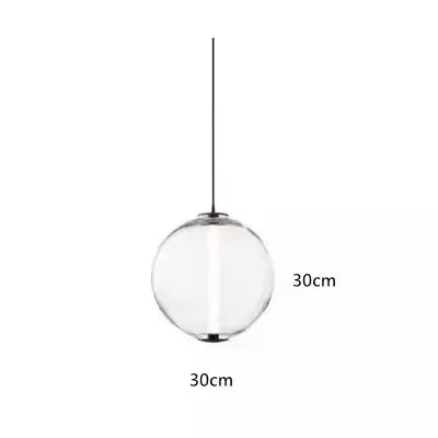 Pure Nordic Glow - Lampadario Sospeso in Vetro Minimalista