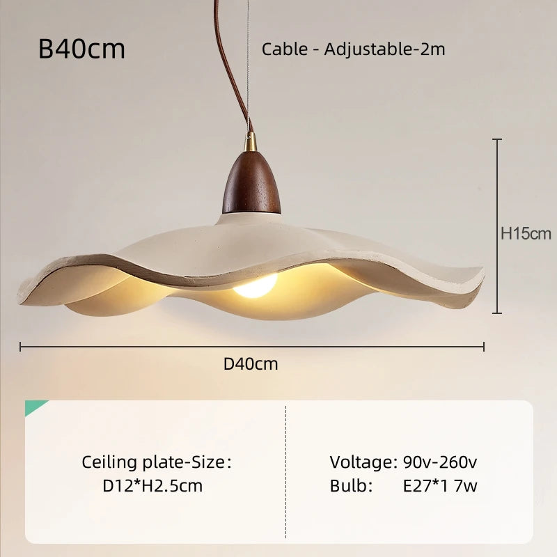 Lampada da Ristorante Giapponese in Stile Nordico – Eleganza Wabi-Sabi per la Tua Casa