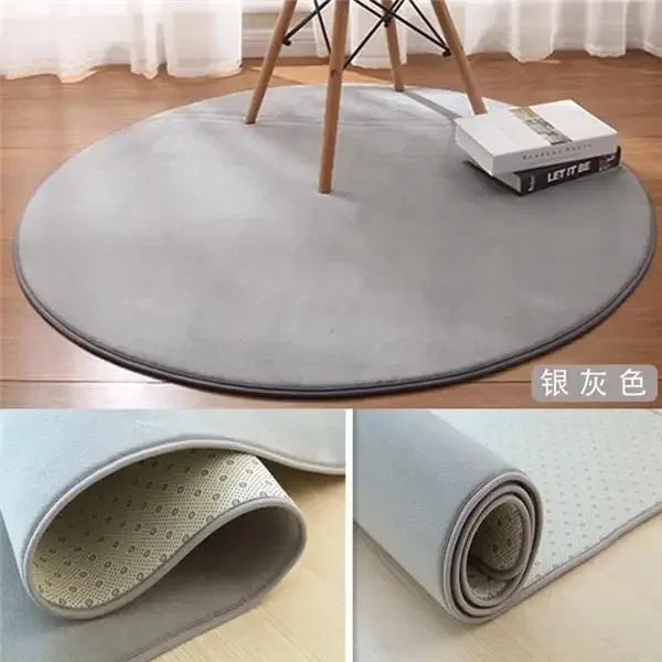 Tappeto Rotondo Nordico - Eleganza e Comfort per Ogni Stanza
