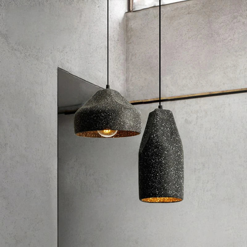 Lampada a Sospensione in Cemento Industriale - Eleganza e Raffinatezza per Ogni Ambiente