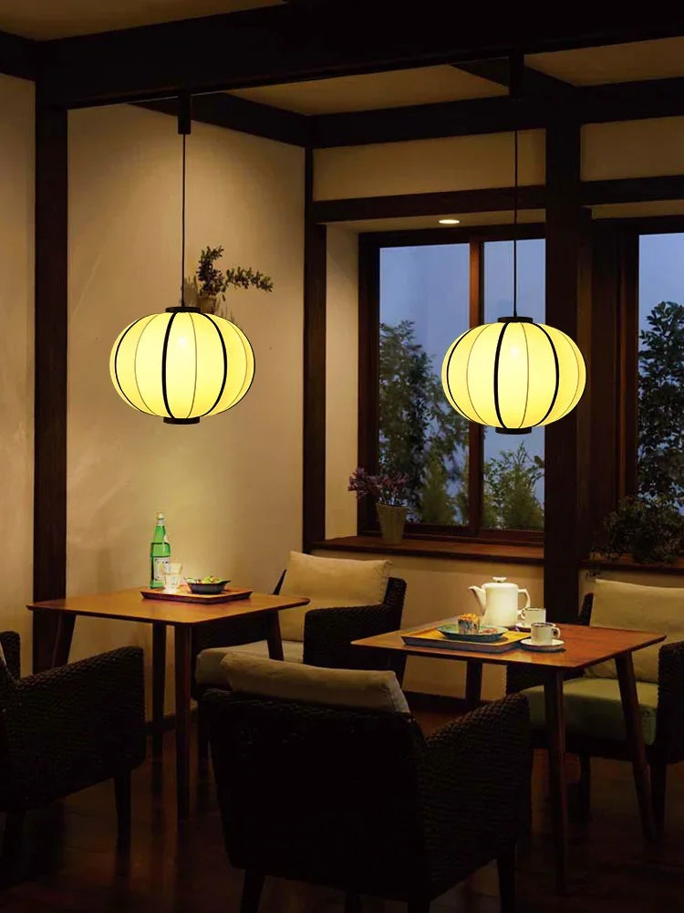 Lampadario a Soffitto a LED in Tessuto Nordico - Eleganza e Raffinatezza per Ogni Ambiente