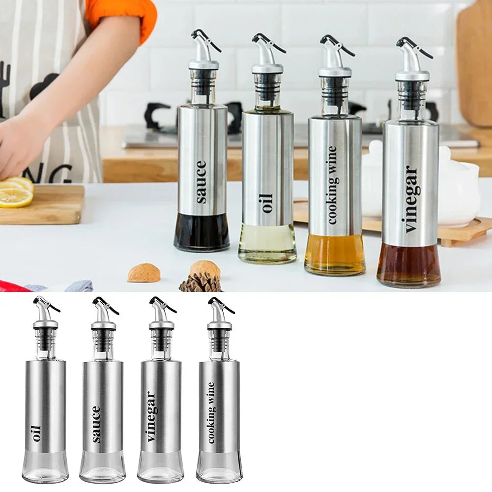Bottiglia di Condimento in Acciaio Inossidabile - Eleganza e Funzionalità per la Tua Cucina