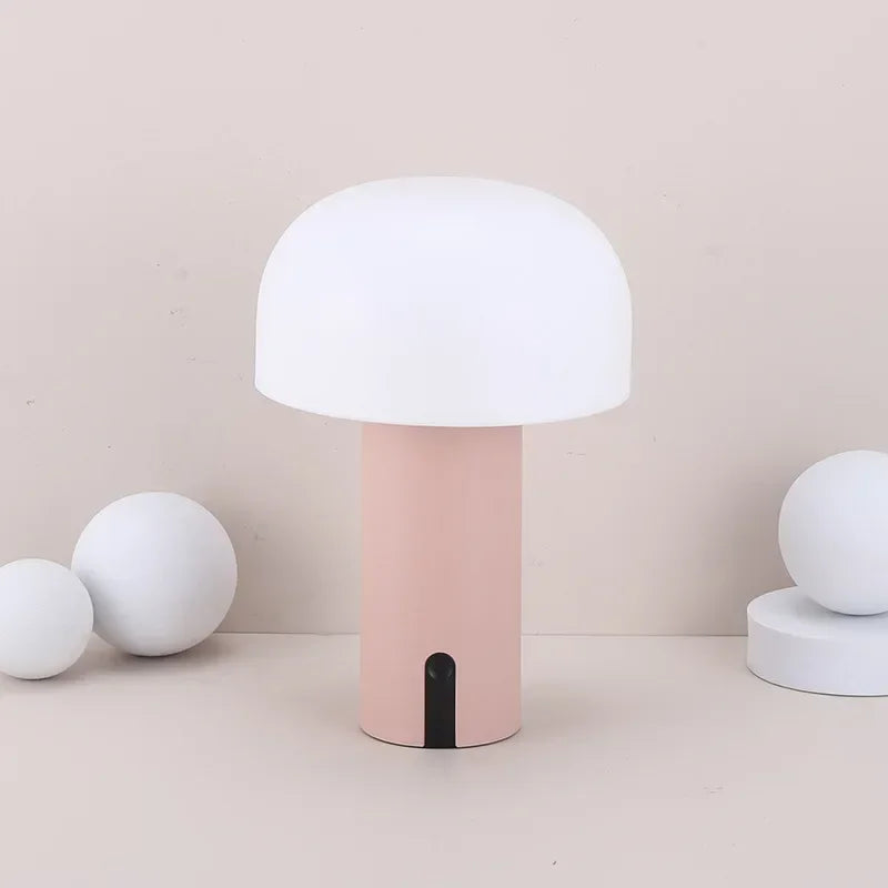 Fascino Sofisticato con Lampada da Tavolo a Fungo