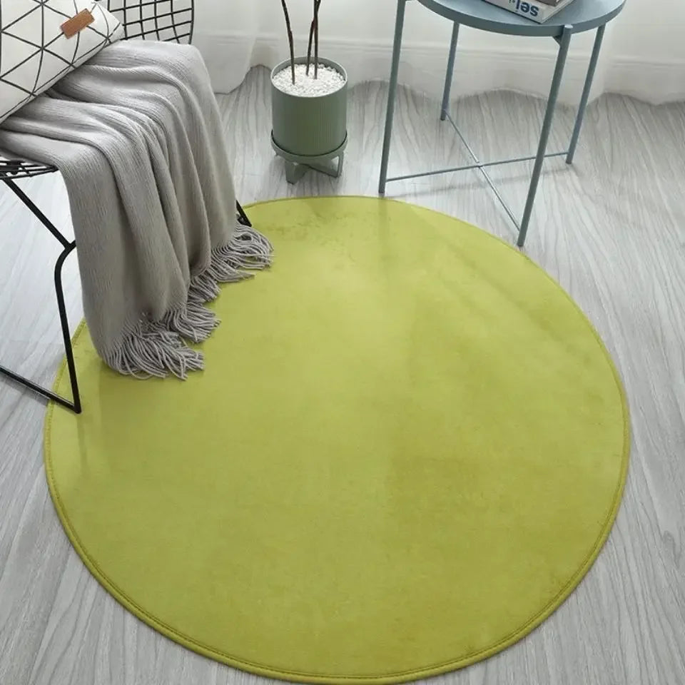 Tappeto Rotondo Nordico - Eleganza e Comfort per Ogni Stanza