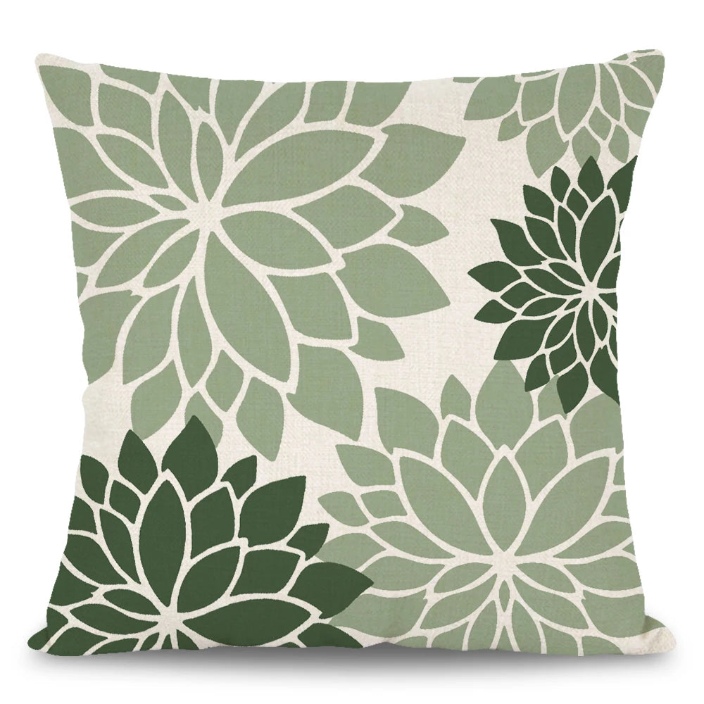 Federa Verde Bohemien - Eleganza Geometrica per la Tua Casa